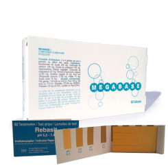 Megabase 60 gélules + 52 Tests urinaires "Rebasit" - Equilibre acido-basique - 1