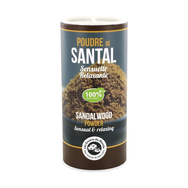 Tube poudre de Santal blanc 40 gr - Aromandise - Encens, Résines Traditionnelles & Fumigation - 1