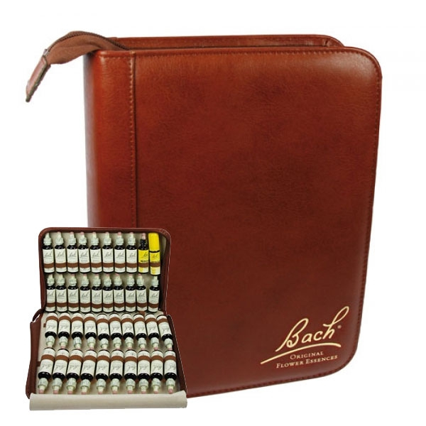 38er-Pack Bachblüten mit Lederetui - Bachblüten und Blütenessenzen - 1