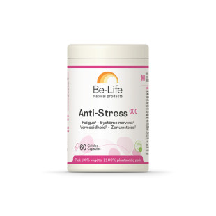 Anti-Stress 600 60 gélules - Be-Life - 1 - Herboristerie du Valmont