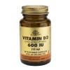 Vitamine D3 15 µg/600 UI 60 gélules végétales - Solgar - 1 - Herboristerie du Valmont-Vitamine D3 15 µg/600 UI 60 gélules végétales - Solgar