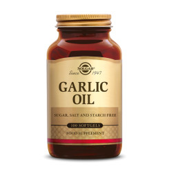 Ail Garlic Oil 100 softgels - Solgar - Extraits de plantes standardisés (EPS) + - 1