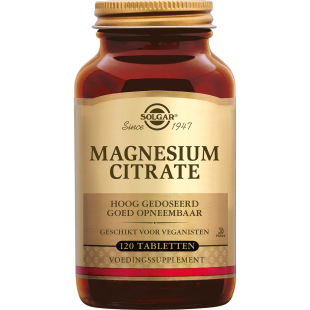Magnésium Citrate 120 comprimés - Solgar - 1 - Herboristerie du Valmont Magnésium Citrate 120 comprimés - Solgar - 1 - Herboristerie du Valmont