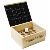Aromathèque - Coffret en bois pour huiles essentielles  - Pranarôm - 1 - Herboristerie du Valmont