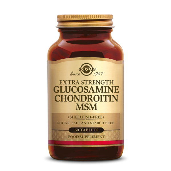 Glucosamine Chondroitin MSM (sans crustacés) 60 comprimés Glucosamine Chondroitin MSM (sans crustacés) 60 comprimés