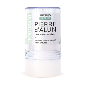 Pierre d'Alun déodorant minéral 100% naturel 115 g - Propos'Nature - <p>Stick de Pierre d'Alun est un déodorant 100% naturel iss