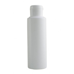 Flacon PET Blanc bouchon à clapet 125 ml - Herboristerie du Valmont - Flacons et piluliers - 1
