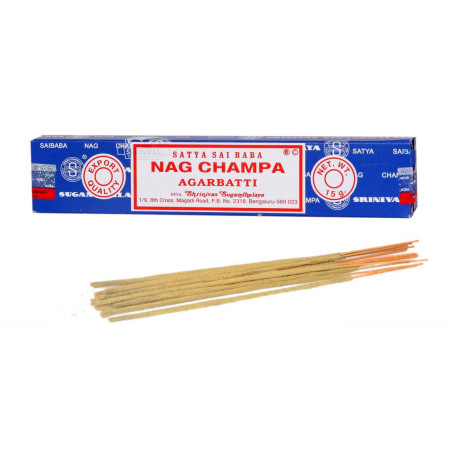 Encens en baguette - Nag champa 15 gr - Satya - Encens, Résines Traditionnelles & Fumigation - 1