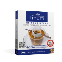 Filtres à thé en papier biodégradable modèle tasse 100 pièces - Finum - Accessoires autour des tisanes et du thé - 1