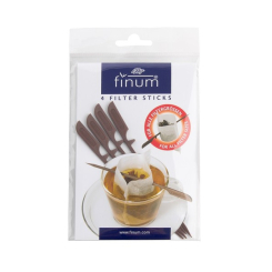 Papierfilterstäbchen für Tassen und Becher, 4 Stück - Finum - Tee- und Kräuterteezubehör - 1