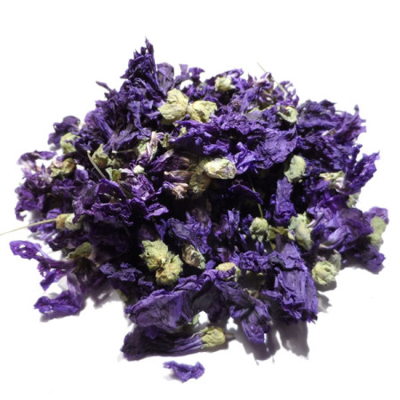 Mauve - Tisane Malva sylvestris - Fleur Bio - Plantes médicinales en vrac - Tisanes de plantes simples - 1