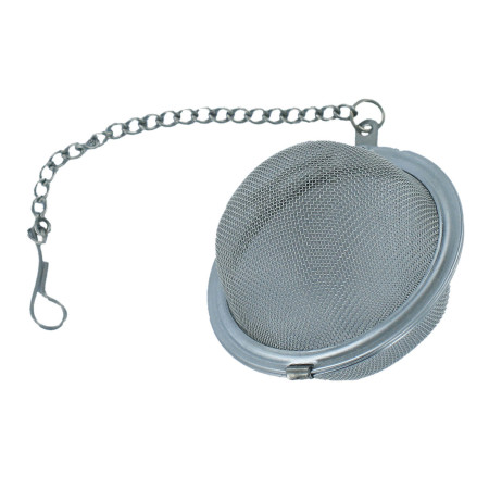 Boule à infusion métallique 7,5 cm - ChaCult - Accessoires autour des tisanes et du thé - 2