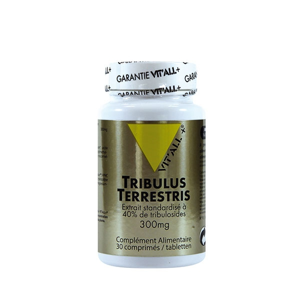 Tribulus 300 mg  30 comprimés - Vitall+ - Extraits de plantes standardisés (EPS) + - 1