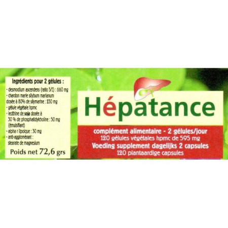Hépatance 60 gélules - Jade Recherche - Digestion - 1 Hépatance 60 gélules - Jade Recherche - Digestion - 1