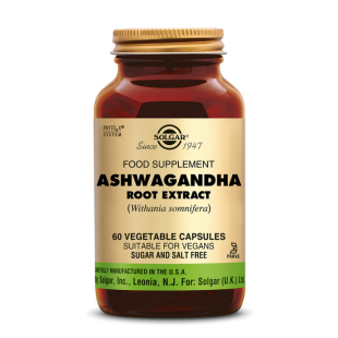 Ashwagandha Racine Extrait standardisé 60 caps. végétales - Solgar - 1 - Herboristerie du Valmont Ashwagandha Racine Extrait standardisé 60 caps. végétales - Solgar - 1 - Herboristerie du Valmont