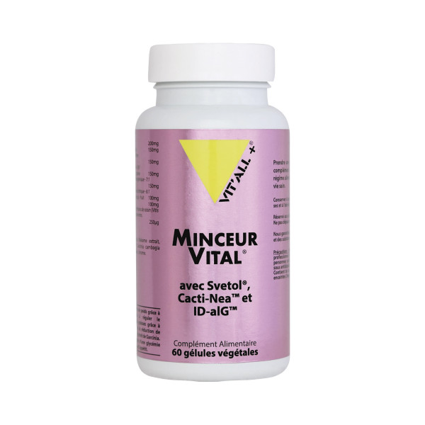 Minceur Vital (Draineur lipotrope) 60 comprimés - Vitall+ - 1 - Herboristerie du Valmont