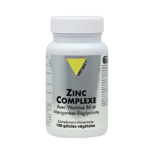 Zinc Complexe 15 mg - 100 comprimés - Vitall+ - 1 - Herboristerie du Valmont Zinc Complexe 15 mg - 100 comprimés - Vitall+ - 1 - Herboristerie du Valmont