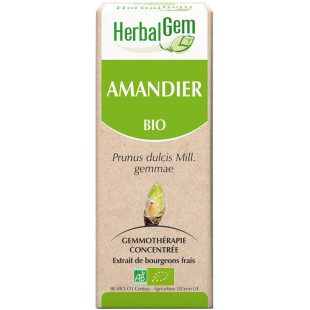 Amandier bourgeon Bio - Prunus amygdalus Macérat - 50 ml - Herbalgem - 1 - Herboristerie du Valmont