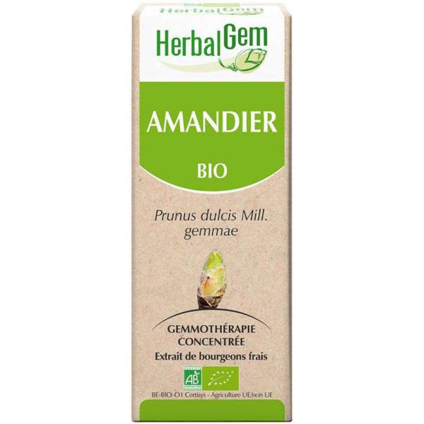 Amandier bourgeon Bio - Prunus amygdalus Macérat - 15 ml - Herbalgem - 1 - Herboristerie du Valmont