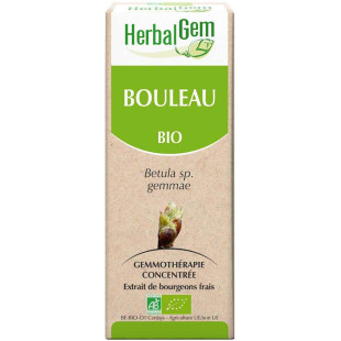 Bouleau bourgeon Bio - Betula alba Macérat - 50 ml - Herbalgem - 1 - Herboristerie du Valmont