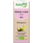 Fem50+ Gem - Ménopause - 50 ml Bio - Herbalgem - GC22 - <p>Synergie de bourgeons de teinture mère et d'huile essentielle - Ménop