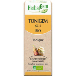 Tonigem - Tonus et vitalité - 30 ml Bio - Herbalgem - GC16 - Gemmothérapie - 3