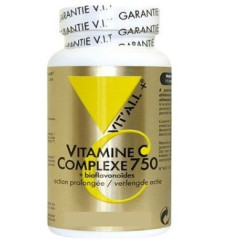 Vitamine C Complexe 750+ bioflavonoïdes 30 comprimés - Vit'all+ - Vitamine C, Acérola et Bioflavonoïdes - 1
