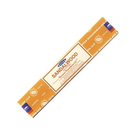 Encens en baguette - Sandalwood - 15 gr - Satya - Encens, Résines Traditionnelles & Fumigation - 1