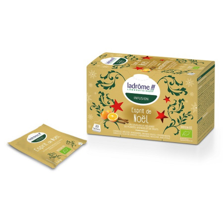 Infusion Esprit de Noël Bio - 20 sachets - Ladrôme - Tisanes en infusettes - 1