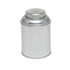 Klassische silberne Teedose – 93/133 mm – Herboristerie du Valmont – Zubehör für Kräutertees und Tee – 2
