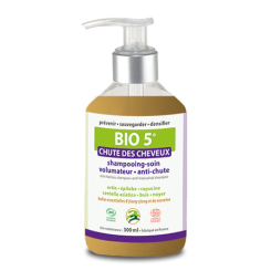 Bio 5er-Pack – Haarausfall – 1 Flasche mit 90 Tabletten und 1 Flasche Shampoo (300 ml) – Haut – Nägel – Haare – 3