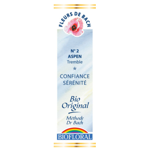 Aspen 20 ml - N°2 - Fleurs de Bach Bio - Biofloral - 1 - Herboristerie du Valmont Aspen 20 ml - N°2 - Fleurs de Bach Bio - Biofloral - 1 - Herboristerie du Valmont