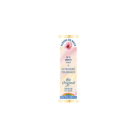 Beech 20 ml - N°3 - Fleurs de Bach Bio - Biofloral - Fleurs de Bach et élixirs floraux - 1 Beech 20 ml - N°3 - Fleurs de Bach Bio - Biofloral - Fleurs de Bach et élixirs floraux - 1