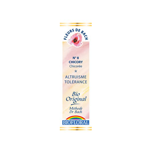 Chicory 20 ml - N° 8 - Fleurs de Bach bio - Biofloral - 1 - Herboristerie du Valmont Chicory 20 ml - N° 8 - Fleurs de Bach bio - Biofloral - 1 - Herboristerie du Valmont
