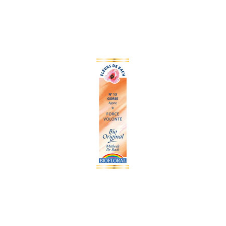 Gorse 20 ml - N°13 - Fleurs de Bach Bio - Biofloral - Fleurs de Bach et élixirs floraux - 1 Gorse 20 ml - N°13 - Fleurs de Bach Bio - Biofloral - Fleurs de Bach et élixirs floraux - 1
