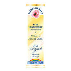 Honeysuckle 20 ml - N° 16 - Fleurs de Bach Bio - Biofloral - Fleurs de Bach et élixirs floraux - 1
