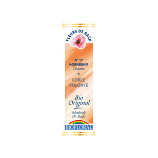 Hornbeam 20 ml - N°17 - Fleurs de Bach Bio - Biofloral - Fleurs de Bach et élixirs floraux - 1 Hornbeam 20 ml - N°17 - Fleurs de Bach Bio - Biofloral - Fleurs de Bach et élixirs floraux - 1