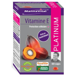 Vitamine E Platinum 60 capsules - Mannavital - Vitamine E - 1