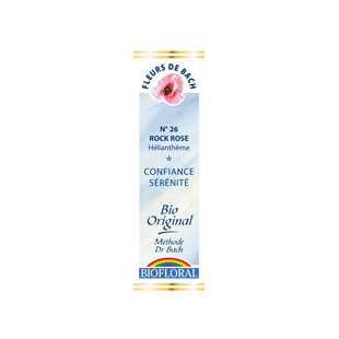 Rock Rose 20 ml - N°26 - Fleurs de Bach Bio - Biofloral - 1 - Herboristerie du Valmont Rock Rose 20 ml - N°26 - Fleurs de Bach Bio - Biofloral - 1 - Herboristerie du Valmont