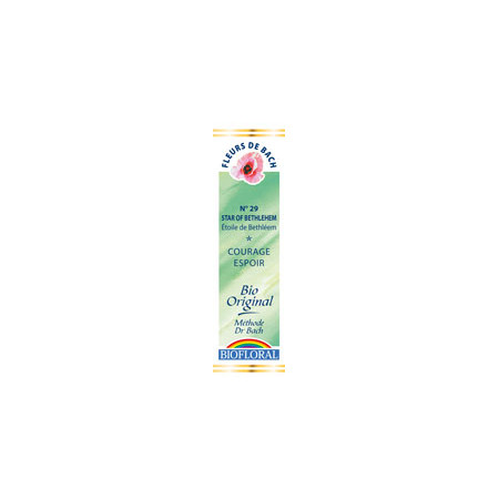 Star of Bethlehem 20ml - N° 29 - Fleurs de Bach Bio - Biofloral - Fleurs de Bach et élixirs floraux - 1 Star of Bethlehem 20ml - N° 29 - Fleurs de Bach Bio - Biofloral - Fleurs de Bach et élixirs floraux - 1