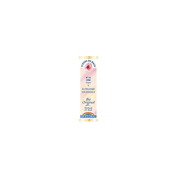 Vine 20 ml - N° 32 - Fleurs de Bach Bio - Biofloral - Fleurs de Bach et élixirs floraux - 1