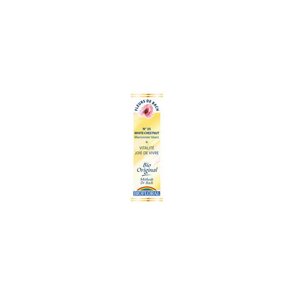 White Chesnut 20 ml - N° 35 - Fleurs de Bach Bio - Biofloral - Fleurs de Bach et élixirs floraux - 1