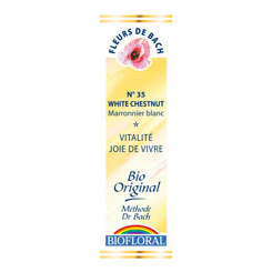 White Chesnut 20 ml - N° 35 - Fleurs de Bach Bio - Biofloral - Fleurs de Bach et élixirs floraux - 1