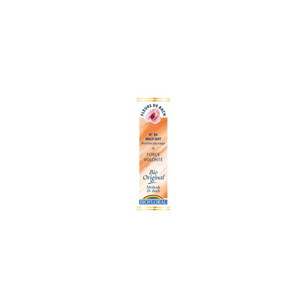 Wild Oat 20 ml - N° 36 - Fleurs de Bach Bio - Biofloral - Fleurs de Bach et élixirs floraux - 1