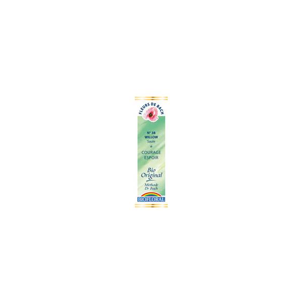 Willow 20 ml - N° 38 - Fleurs de Bach Bio - Biofloral - Fleurs de Bach et élixirs floraux - 1