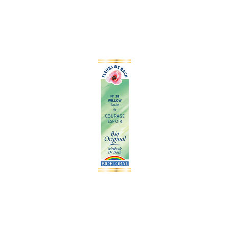 Willow 20 ml - N° 38 - Fleurs de Bach Bio - Biofloral - Fleurs de Bach et élixirs floraux - 1 Willow 20 ml - N° 38 - Fleurs de Bach Bio - Biofloral - Fleurs de Bach et élixirs floraux - 1