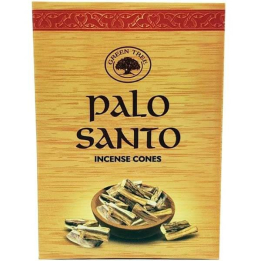 Palo Santo – Schachtel mit 15 g +/- 10 Kegeln aus heiligem Holz – Grüner Baum – Weihrauch, traditionelle Harze & Räucherwerk – 1