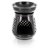 Diffuseur Moucharabieh en pierre noire - Aromandise - Encens, Résines Traditionnelles & Fumigation - 1-Diffuseur en pierre noire - Modèle Moucharabieh - Aromandise