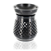 Diffuseur en pierre noire - Modèle Moucharabieh - Aromandise - Encens, Résines Traditionnelles & Fumigation - 2