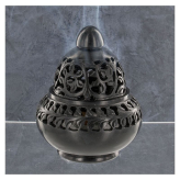 Schwarzer Steindiffusor – Modell Venedig – Aromandise – Räucherwerk, traditionelle Harze & Begasung – 5